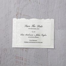 White Enchanted Folral Pocket III - Save the Date - Wedding Stationery - 15