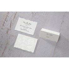 White Enchanted Folral Pocket III - Save the Date - Wedding Stationery - 80