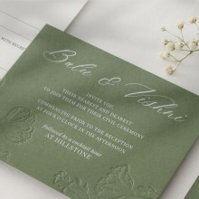Sage Landscape Pocket - Wedding Invitations - PCK-LP-SG - 189010