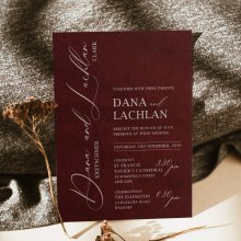 Lovely Writing - Wedding Invitations - GI-CP350-WH-14 - 189307