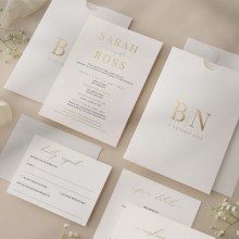 Slip-in Pocket - Wedding Invitations - PCK-SL-WH - 189253