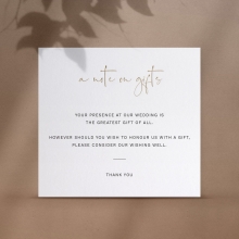 Modern Chic Note on Gifts - Wishing Well / Gift Registry - WD-PFL-20 - 184705