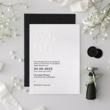 WE DO - Inkless Press - Ivory - Wedding Invitations - IC330-PLP-B-05x - 189301