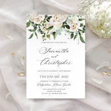 White Peony - Wedding Invitations - KI300-CP-30 - 188154