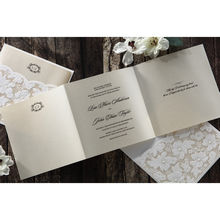 Yellow/Gold Precious Pearl Pocket - Wedding invitation - 71