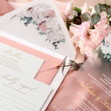 Floral Acrylic Opulence - Wedding Invitations - ACR-FR-FLCLWI-01 - 185186