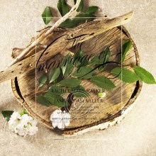 Acrylic Polished Affair - Wedding Invitations - NOB117310-BK-C - 189405