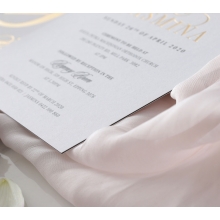 Monogram and Foil Triplex Elegance - Wedding Invitations - WP-TP02-MG-01-7641 - 184103
