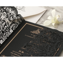 Lux Royal Lace with Foil - Wedding Invitations - PWI116142-F-GK - 184177