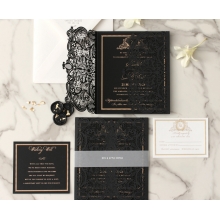 Lux Royal Lace with Foil - Wedding Invitations - PWI116142-F-GK - 184173