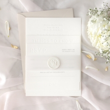 Immaculate Letterpress - Wedding Invitations - IC550-LPBD-02 - 184939