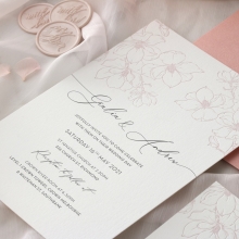 Blush Letterpressed Florals - Wedding Invitations - PM-IC330-PLP-PN-01 - 185106