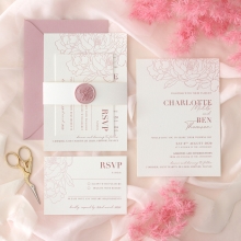 Pink Blush Florals - Wedding Invitations - PM-IC330-PLP-PN-05 - 185097