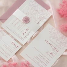 Pink Blush Florals - Wedding Invitations - PM-IC330-PLP-PN-05 - 185101