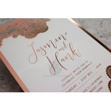 Breathtaking Baroque Foil Laser Cut - Wedding Invitations - FTG120001-KI-GG - 184534