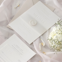 Immaculate Letterpress - Wedding Invitations - IC550-LPBD-02 - 184941