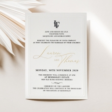 Foiled in Black and Gold - Wedding Invitations - IC330-GG-LPBL-BF-01 - 184877