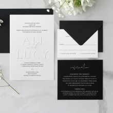 Grand Embossed Names - Wedding Invitations - EM-BL-01-8141 - 189438