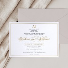 Elegant Letter - Wedding Invitations - KI300-GG-08 - 189285