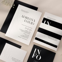 Blind Letterpressed & Frame - Wedding Invitations - IC330-PLP-B-02 - 189150