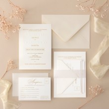 Embossed Names with Gold - Wedding Invitations - EM-GG-09 - 189133
