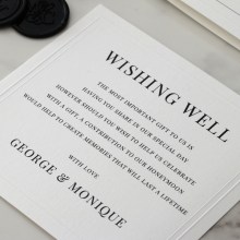 Embossed Minimalist Arch - Wedding Invitations - ARC-PEM-WH-01 - 189130