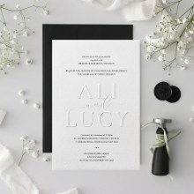 Grand Embossed Names - Wedding Invitations - EM-BL-01-8141 - 189437