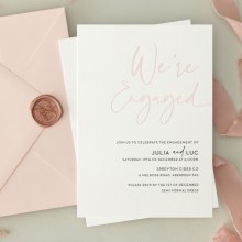 Blushing Engagement - Wedding Invitations - PM-IC330-PLP-EN-01 - 189284