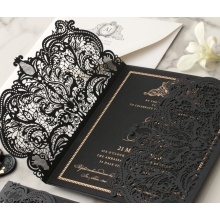Lux Royal Lace with Foil - Wedding Invitations - PWI116142-F-GK - 184176