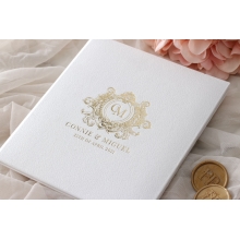 Lush Leather Hardcover - Wedding Invitations - HC-LLWH-01 - 184949