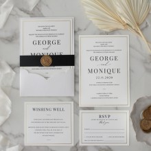 Modern Frame in Foil - Wedding Invitations - KI300-PFL-GG-01-1 - 187436