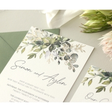 Captivating Greenery - Wedding Invitations - WP-CP02-GG-01 - 184476