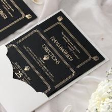 Gatsby Monochrome - Wedding Invitations - MB300-GG-01 - 185333