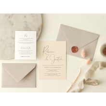 Sweet Pastel Blush and Grey - Wedding Invitations - GI-KI300-CP-02-7677 - 184268