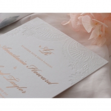 Regal Charm Letterpress - Wedding Invitations - IC55-GG-LPBD-10 - 185837