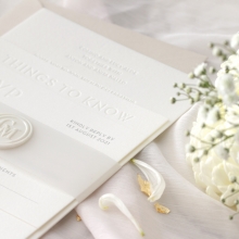 Immaculate Letterpress - Wedding Invitations - IC550-LPBD-02 - 184942