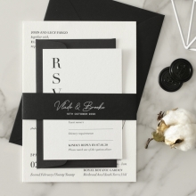 Sophisticated in Grey Letterpress - Wedding Invitations - WP-IC55-LP-01 - 184204