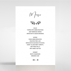 Paper Chic Rustic table menu card stationery