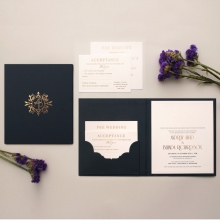 Hardcover Navy Invitation - Wedding Invitations - HC-TW01-7621 - 183916