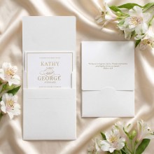 Foldover Pocket - Wedding Invitations - PCK-FO-WH-1 - 189433