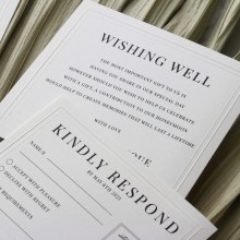 Embossed Minimalist Arch - Wedding Invitations - ARC-PEM-WH-01 - 189128