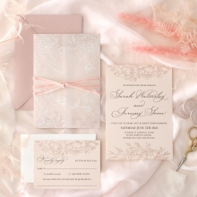 Vintage Blush Love - Wedding Invitations - CR07-PFL-RG-05 - 185092