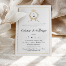 Regal Crown - Wedding Invitations - KI300-PFL-GG-19 - 185028