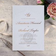 Regal Charm Letterpress - Wedding Invitations - IC55-GG-LPBD-10 - 185842