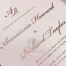 Regal Charm Letterpress - Wedding Invitations - IC55-GG-LPBD-10 - 185841