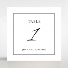 Paper Gilded Decadence wedding table number card stationery item