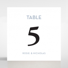 Pink Chic Charm Paper wedding venue table number card stationery