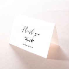 Paper Chic Rustic thank you wedding stationery card design