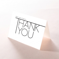 Paper Minimalist Love thank you stationery card design