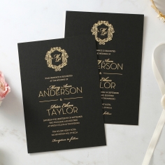 Aristocrat Wedding Card